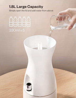 Cool Mist Humidifier, Top Fill 1.8L Smart WiFi Humidifier Diffuser, 15 Days Constant Customizable Aroma-TaoTronics US