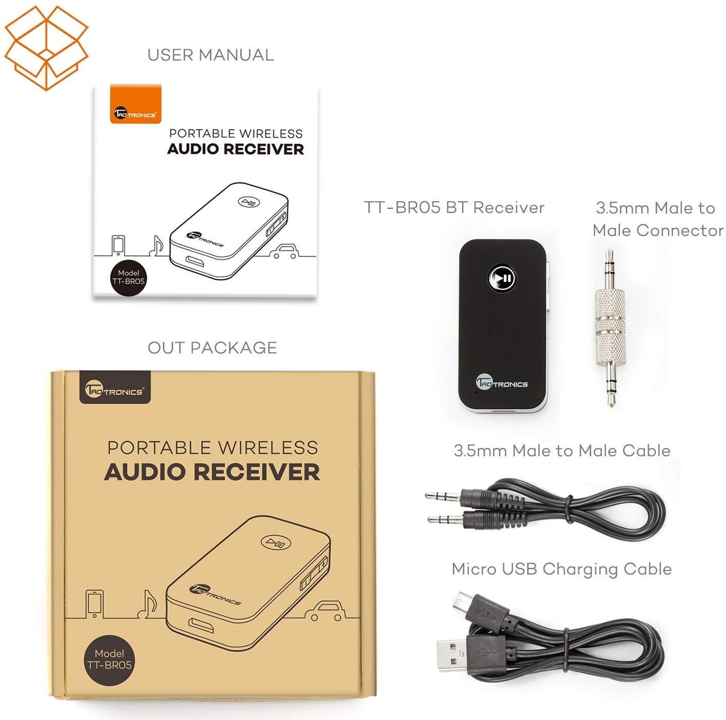 TaoTronics Car Kit Portable Wireless Audio Adapter BR05 Gallery 11