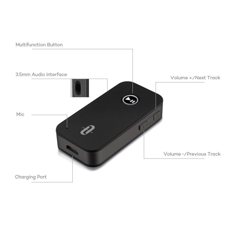 TaoTronics Car Kit Portable Wireless Audio Adapter BR05 Gallery 8