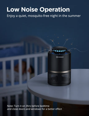 Mosquito Trap, Cremax Indoor USB Powered Bug Zapper Fly Killer Electric UV Light Insect Catcher with Smart Sensor for Fruit Fly-TaoTronics US