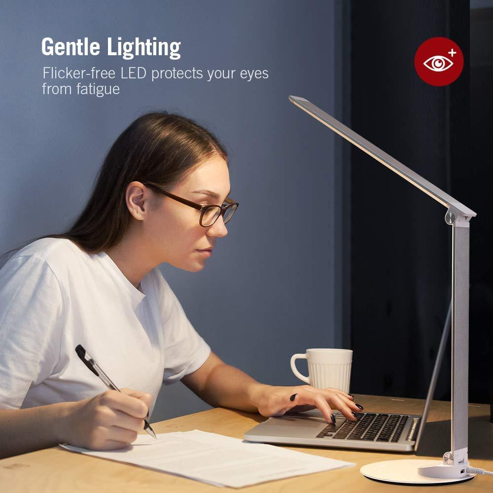 TaoTronics Desk Lamp Metal Lamp with USB Charging Port DL19 Gallery 4