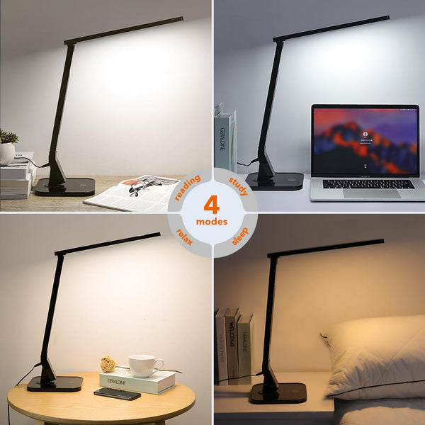 TaoTronics LED Desk Lamp with USB Charging Port