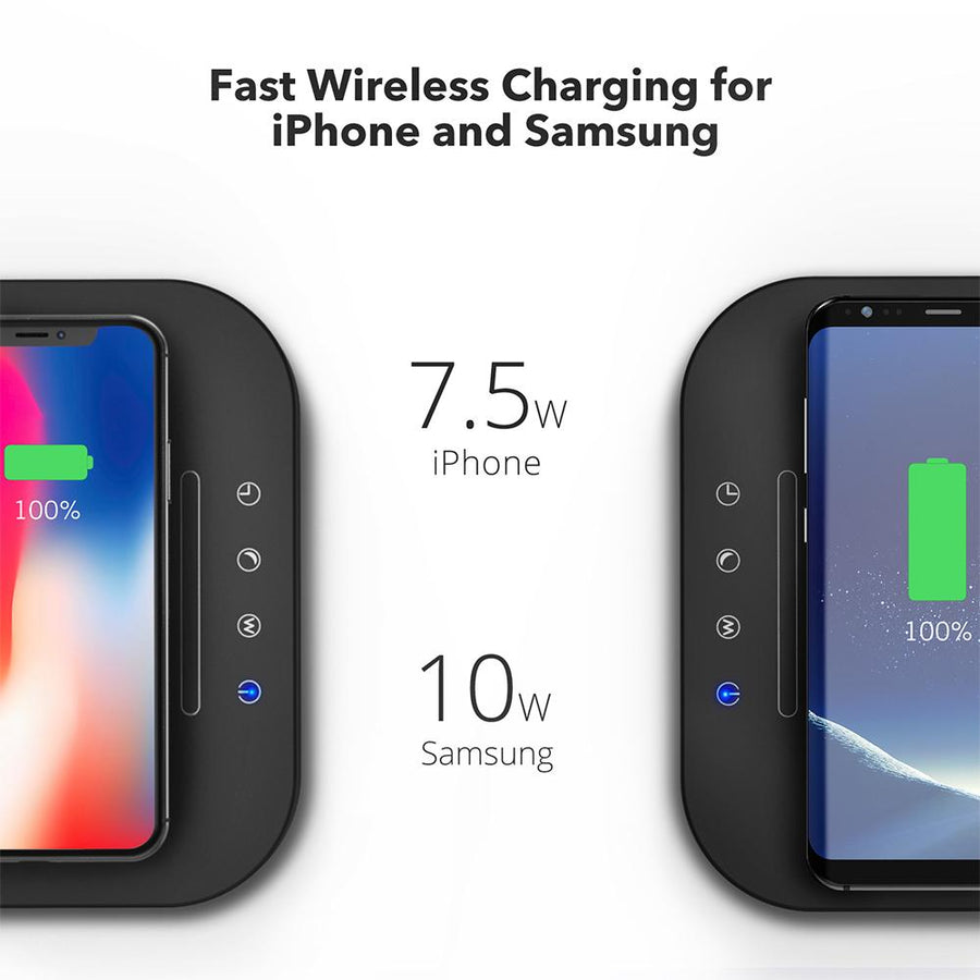 TaoTronics LED Desk Lamp Office Table Lamps with Wireless Fast Charger