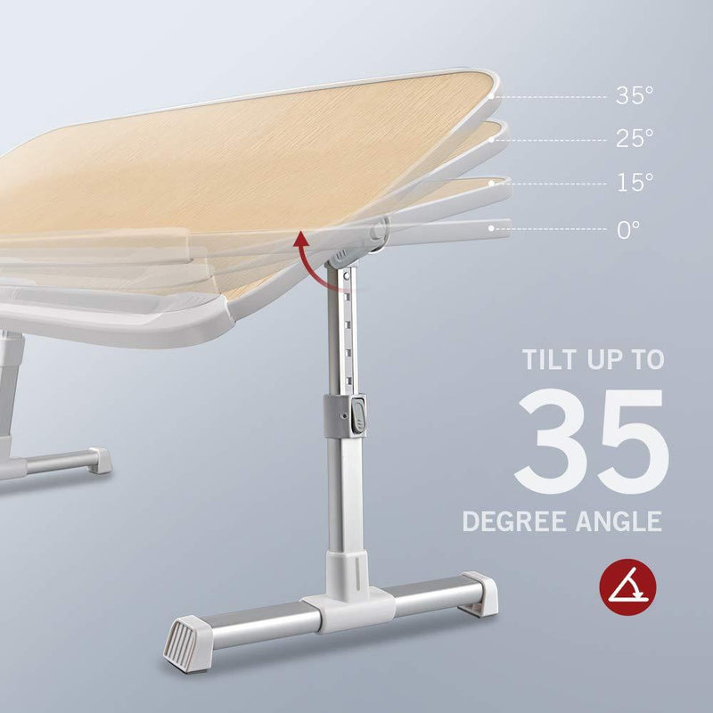 Laptop Desk TTSD003 AngleAdjustable Laptop Table for Bed TaoTronics