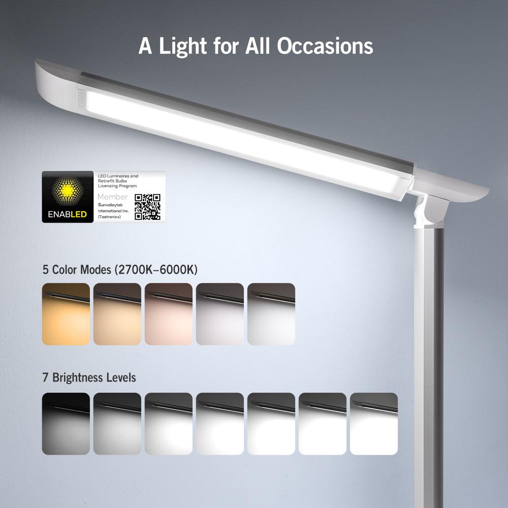 TaoTronics LED Eye-caring Table Lamps with USB Charging Port DL13 Gallery 3