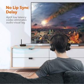 TaoTronics Long Range Bluetooth 5.0 Transmitter Receiver for TV BA014 Gallery 4