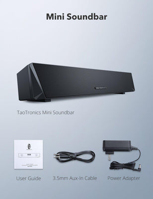 TaoTronics PC Sound Bar Gaming Computer Speaker SK027 Gallery 6