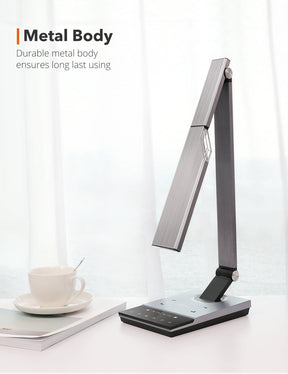LED Desk Lamp with Fast Wireless Charger&5V/2A USB Port-TaoTronics