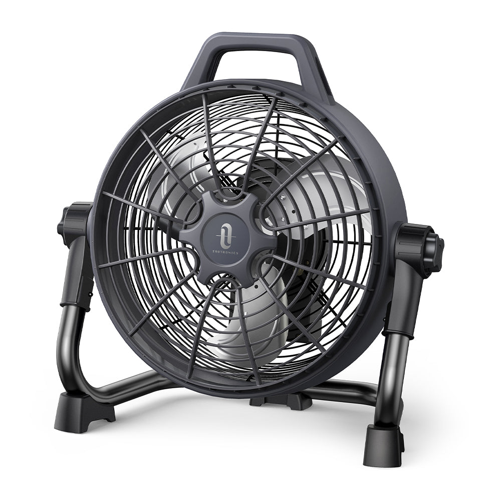 12” Rechargeable Floor Fan, 17850mAh Battery Outdoor Portable Fan-TaoTronics