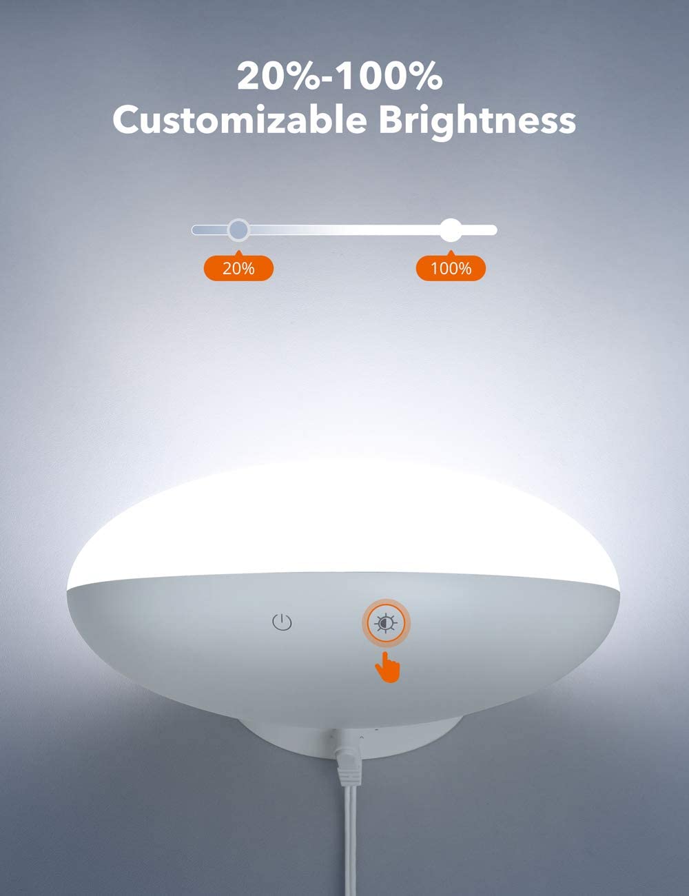 Light Therapy Lamp 19, 10000 Lux LED Light Source-TaoTronics